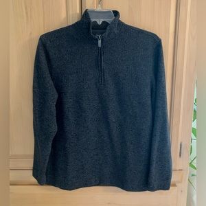 Van Heusen Flex Quarter Zip Pullover Sweater Sz Lg